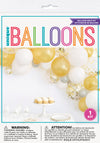 Balloon Arch Kit - Latex, Solid and Foil Confetti Filled, Assorted