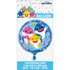 18" Baby Shark Foil Balloon, Packaged