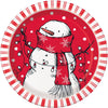 Plates - Snowman Round, 7"