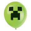 Balloons - Latex, Minecraft, 12", 8 Count