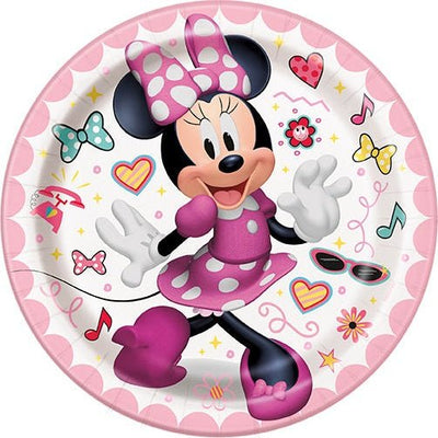 8 Iconic Minnie 7" Plates