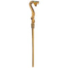 Staff - Gold, Snake, 48"