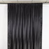 Backdrop Curtain - Satin 10X 10 Black