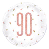 Balloon - Foil, Glitz Rose Gold, 90, Round, 18"