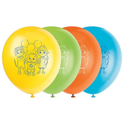 Balloons - Latex, Cocomelon, 12", 8 Count
