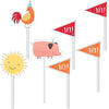 Barnyard Birthday Cake Topper