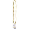 Beads w/Grad Glass Gold