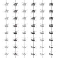 Black & Silver Glitz Happy Birthday Hanging Decorations