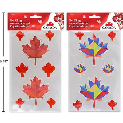 Canada Maple Leaf Printed Gel Clings