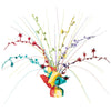 Centerpiece - Spray, Rainbow, Foil, 12"