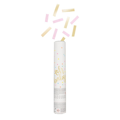 Confetti Cannon - Pink and Gold, "Oh Baby"