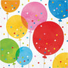 16 Confetti Balloon Lunch Napkins