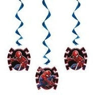 3 Spiderman Hanging Swirl - 26"