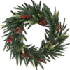 Faux Green Pine Wreath