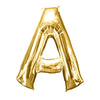 Foil Balloon - Jumbo Gold Letter A