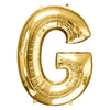 Foil Balloon - Jumbo Gold Letter G