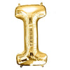 Foil Balloon - Jumbo Gold Letter I