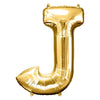 Foil Balloon - Jumbo Gold Letter J