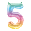 Foil Balloon - Mini Number Jelli 5