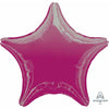 Foil Balloon - Star-Shaped 18" Fuchsia