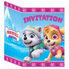 Girl Paw Patrol Invitations