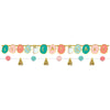 Happy Bright Birthday Let's Eat Cake Banner