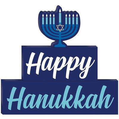 Happy Hanukkah Standing Sign