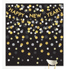 Happy New Year Deluxe Scene Setter Kit, Black, Silver, Gold