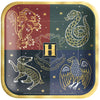 Harry Potter Hogwarts United 9" Metallic Plate Squares