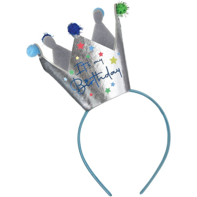 Headband - Modern Birthday Crown, 9" x 4 1/2"