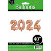 Metallic Balloon - #2024 Mini Rose Gold