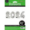 Metallic Balloon - #2024 Mini Silver