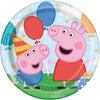 Peppa Pig 9" Plates, 8 Count