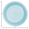Plate 7" Plastic 20 Count Pastel Blue