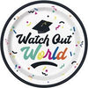 Plate,7" Watch Our World Grad