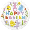 Plate,9" Colorful Easter