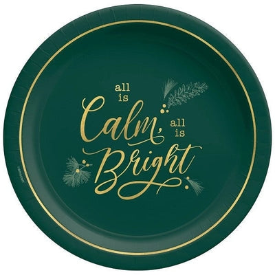 Plate, 10" Calm And Bright Round