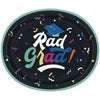 Plate,12" Oval Rad Grad