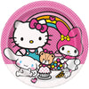 Plates - Hello Kitty & Friends Round 9"