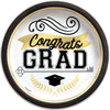 Round Plates, "Congrats Grad" 8 1/2", 50 Count