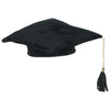 Plush Graduate Cap Black