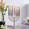 Premium Chanukah Candles - Multi Tri-Color
