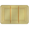 Recyclable Gold Compartment Tray