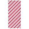 Red Striped Cellophane Bags