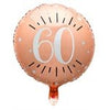 Rose Gold Sparkling Age Balloon 60 Years
