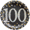 Sparkling Celebration 100th Birthday 7" Dessert Plate