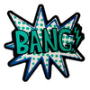 Superhero Static Cling Decorations 8 pcs