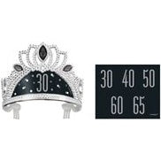 Tiara - Silver, Customizable with Stickers