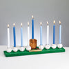 Candles - Hanukkah, Deluxe, Blue & White, 45/box