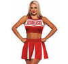 Adult Red Cheerleader Costume